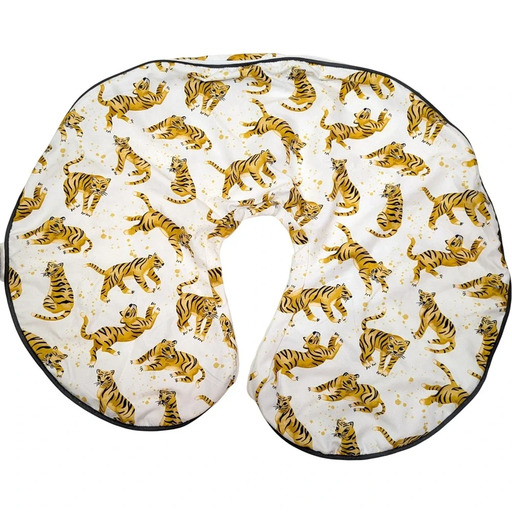 RARE Boppy Original Nursing Pillow Cover Tiger Print Safari Discontinued 2020